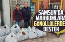 Samsun'da mahkumlara gönüllülerden destek