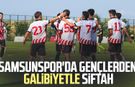 Samsunspor'da gençlerden galibiyetle siftah