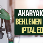 Akaryakıtta beklenen dev zam iptal edildi!