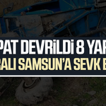 Feci patpat kazası! Ağır yaralı 2 kişi Samsun’a sevk edildi