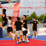 Samsun'da sokak basketbolu mücadeleleri nefes kesti!