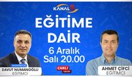 Davut Numanoğlu ile Eğitime Dair 6 Aralık Salı Kanal S'de