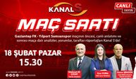 Gaziantep FK - Samsunspor maç heyecanı Maç Saati ile Kanal S ekranlarında