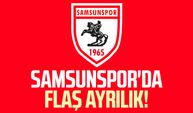 Samsunspor'da flaş ayrılık! Erdinç Sözer ile yollar ayrıldı