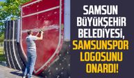 Samsun Büyükşehir Belediyesi, Samsunspor logosunu onardı