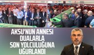 AK Parti Samsun Milletvekili Av. Ersan Aksu'nun annesi dualarla uğurlandı
