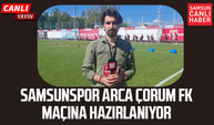 Samsunspor Arca Çorum FK maçına hazırlanıyor