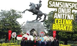 Samsunspor Onur Anıtı'na Çelenk Bıraktı!