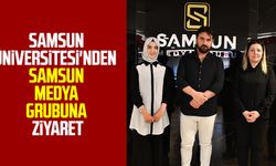 Samsun Üniversitesi'nden Samsun Medya Grubuna ziyaret