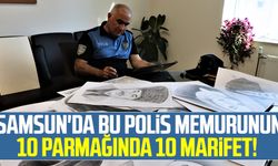 Samsun'da Ressam Polis 20 Sergi Açtı