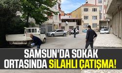 Samsun'da Sokak Ortasında Silahlı Çatışma!