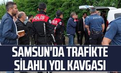 Samsun'da Trafikte Silahlı Yol Kavgası