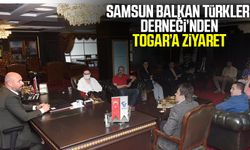 Samsun Balkan Türkleri Derneği’nden Hasan Togar’a ziyaret