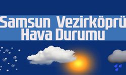 Samsun Vezirköprü Hava Durumu 23 Mayıs Pazartesi