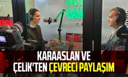 Çiğdem Karaaslan ve Ömer Çelik'ten çevreci paylaşım 