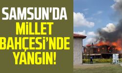 Samsun'da Millet Bahçesi’nde yangın!