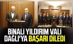 Binali Yıldırım Samsun Valisi Zülkif Dağlı'ya başarı diledi