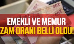 Emekli ve memurların alacağı enflasyon farkı oranı belli oldu