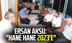 AK Parti Samsun İl Başkanı Av. Ersan Aksu:"Hane hane 2023'e"