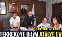 Tekkeköy'e 'Bilim Atölye Evi'! Protokol imzalandı