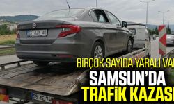 Samsun'da trafik kazası! Birçok sayıda yaralı var