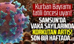 Samsun'da koronavirüs vaka sayılarında korkutan artış! Son bir haftada...