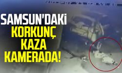 Samsun'daki korkunç kaza kamerada!