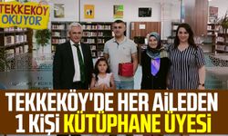 Tekkeköy'de her aileden 1 kişi kütüphane üyesi