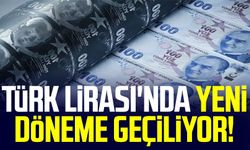 Türk Lirası'nda yeni döneme geçiliyor!