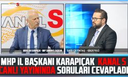 MHP Samsun İl Başkanı Karapıçak, Kanal S-Yakın Açı canlı yayınında soruları cevapladı