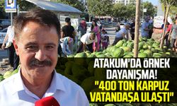 Samsun haber | Atakum'da dayanışma kampanyası! "400 ton karpuz vatandaşa ulaştı"