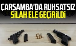 Samsun haber | Çarşamba'da ruhsatsız silah ele geçirildi