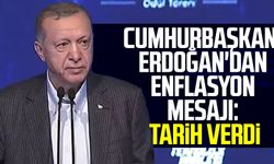 Cumhurbaşkanı Erdoğan'dan enflasyon mesajı: Tarih verdi