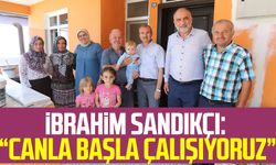 Canik Belediye Başkanı İbrahim Sandıkçı: “Canla başla çalışıyoruz”