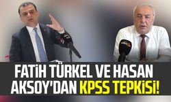 CHP Samsun İl Başkanı Fatih Türkel ve İYİ Parti İl Başkanı Hasan Aksoy'dan KPSS tepkisi!