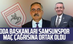 Oda başkanları Samsunspor maç çağrısına ortak oldu 