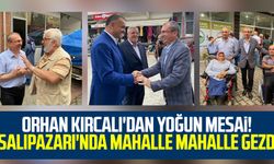 AK Parti Samsun Milletvekili Orhan Kırcalı'dan yoğun mesai! Salıpazarı'nda mahalle mahalle gezdi