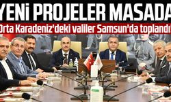 Orta Karadeniz'deki valiler Samsun'da toplandı! Yeni projeler masada