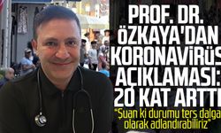 Samsun'da Prof. Dr. Şevket Özkaya'dan koronavirüs açıklaması: "20 kat arttı"
