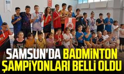 Samsun'da badminton şampiyonları belli oldu