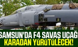 Samsun'da F4 savaş uçağı karadan yürütülecek!