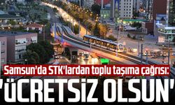 Samsun'da STK'lardan toplu taşıma çağrısı: "Ücretsiz olsun"