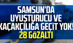 Samsun haber | Samsun’da uyuşturucu ve kaçakçılığa geçit yok! 28 gözaltı