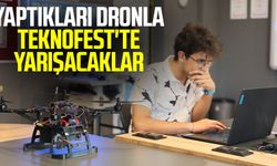 Samsun'da lise öğrencileri yaptıkları dronla TEKNOFEST'te yarışacak