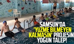 Samsun haber: Samsun'da 'Yüzme Bilmeyen Kalmasın' projesine yoğun talep!