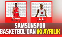 Samsunspor Basketbol'dan iki ayrılık