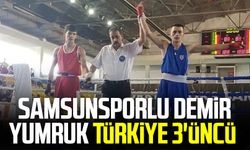 Samsunsporlu demir yumruk Türkiye 3'üncüsü