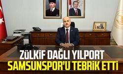 Samsun Valisi Doç. Dr. Zülkif Dağlı Yılport Samsunspor'u tebrik etti