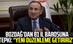 Adalet Bakanı Bekir Bozdağ’dan 81 il barosuna tepki: Yeni düzenleme getiririz