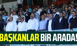 Çaykur Rizespor- Yılport Samsunspor maçında başkanlar bir arada!